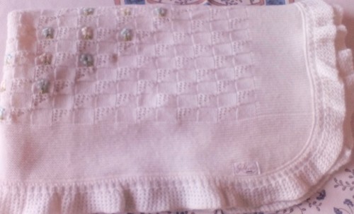 Copertina neonato bianca con - copertina,